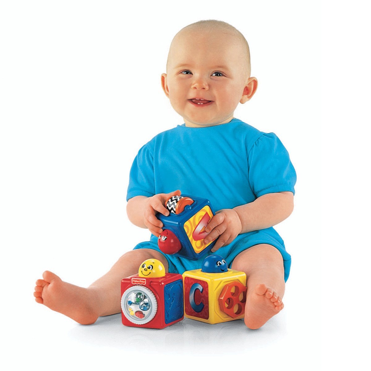 Fisher-Price Bright Beginnings Stacking Action Blocks – Just $7.11!