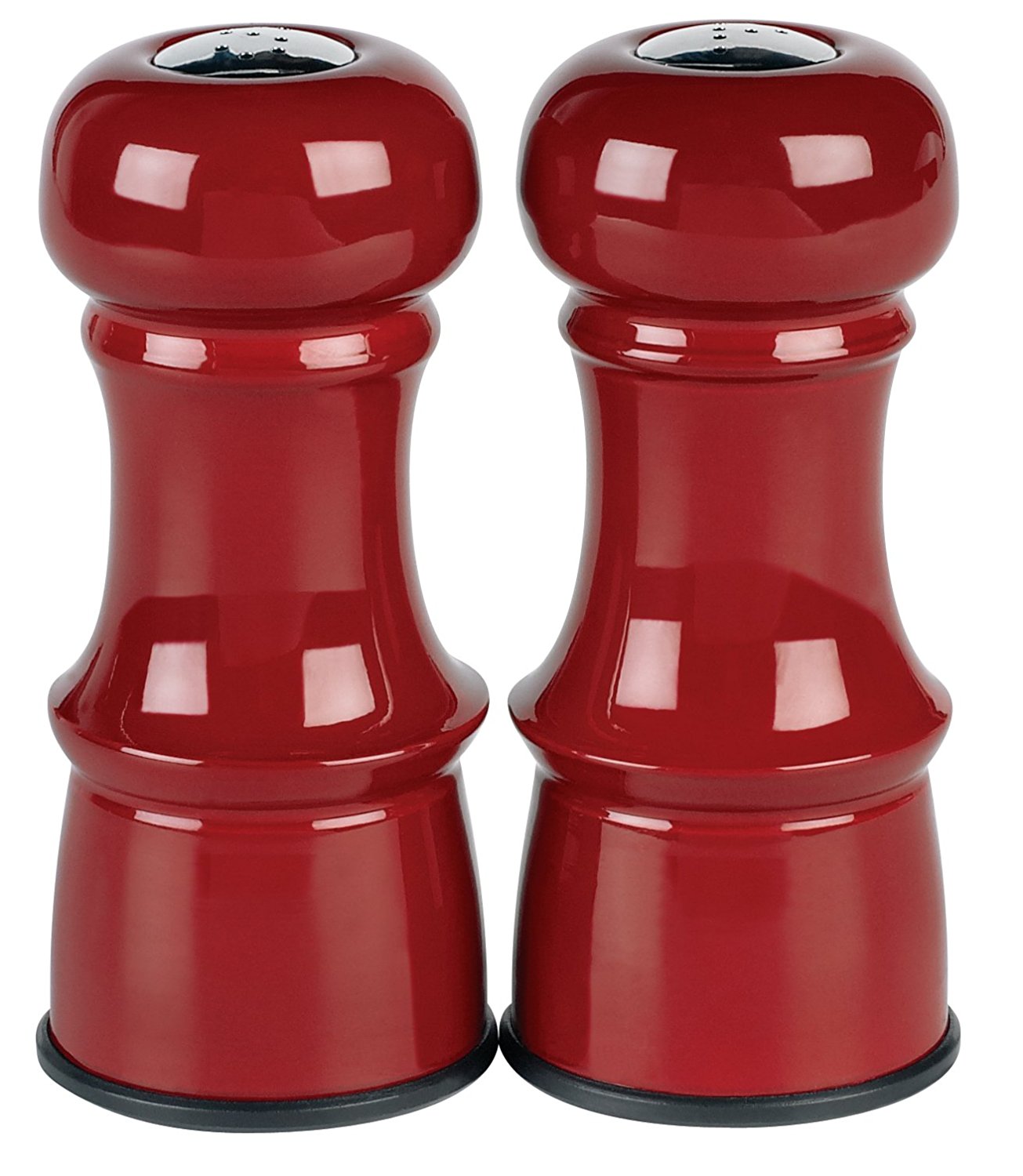 Trudeau 4-1/2-Inch Red Metal Salt and Pepper Shakers – Just $12.67!