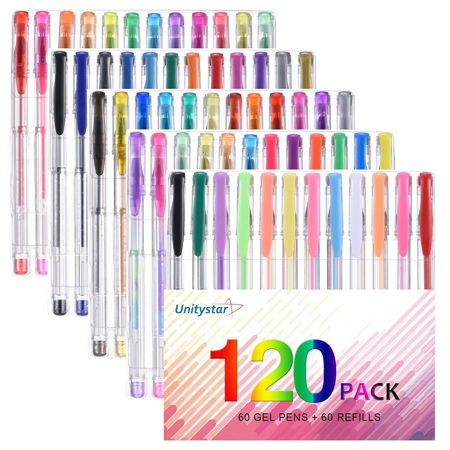 120 Color Gel Pens Set – Just $15.99!