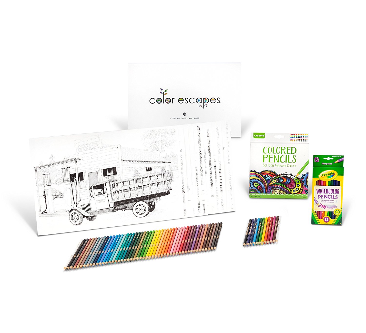 Crayola Color Escapes Americana Edition Coloring Pages & Pencil Kit – Just $6.07!