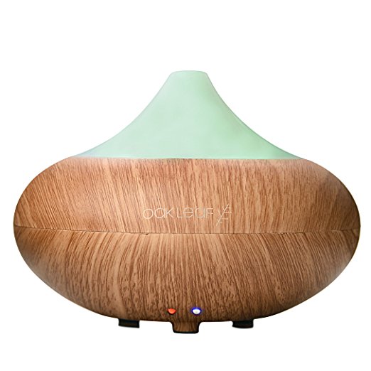 Oak Leaf Wood Grain Essential Oil Diffuser for Aromatherapy – Just $17.99! Lowest price!