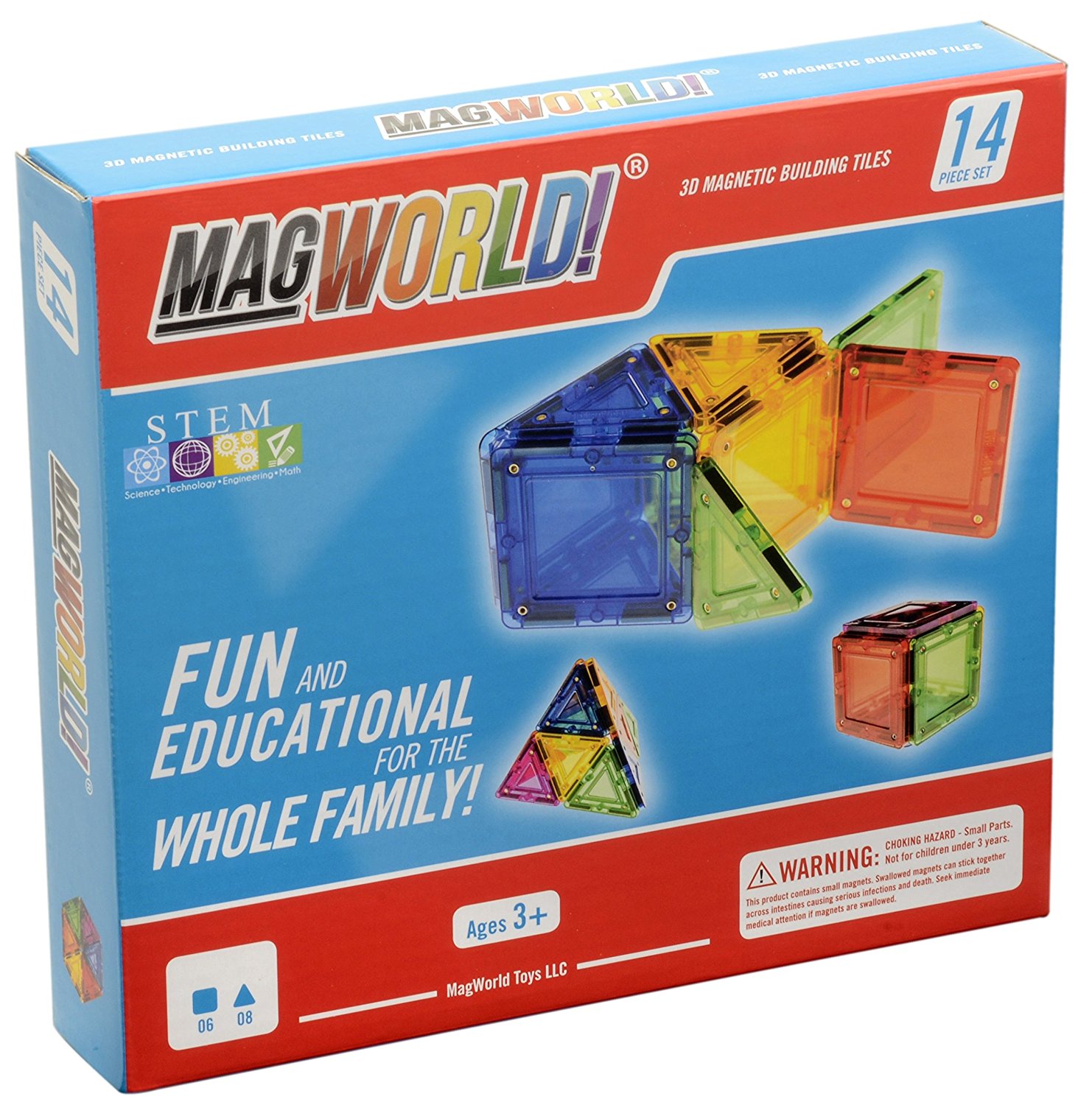 MagWorld Magnetic Construction 14 Piece Set – Just $7.03!