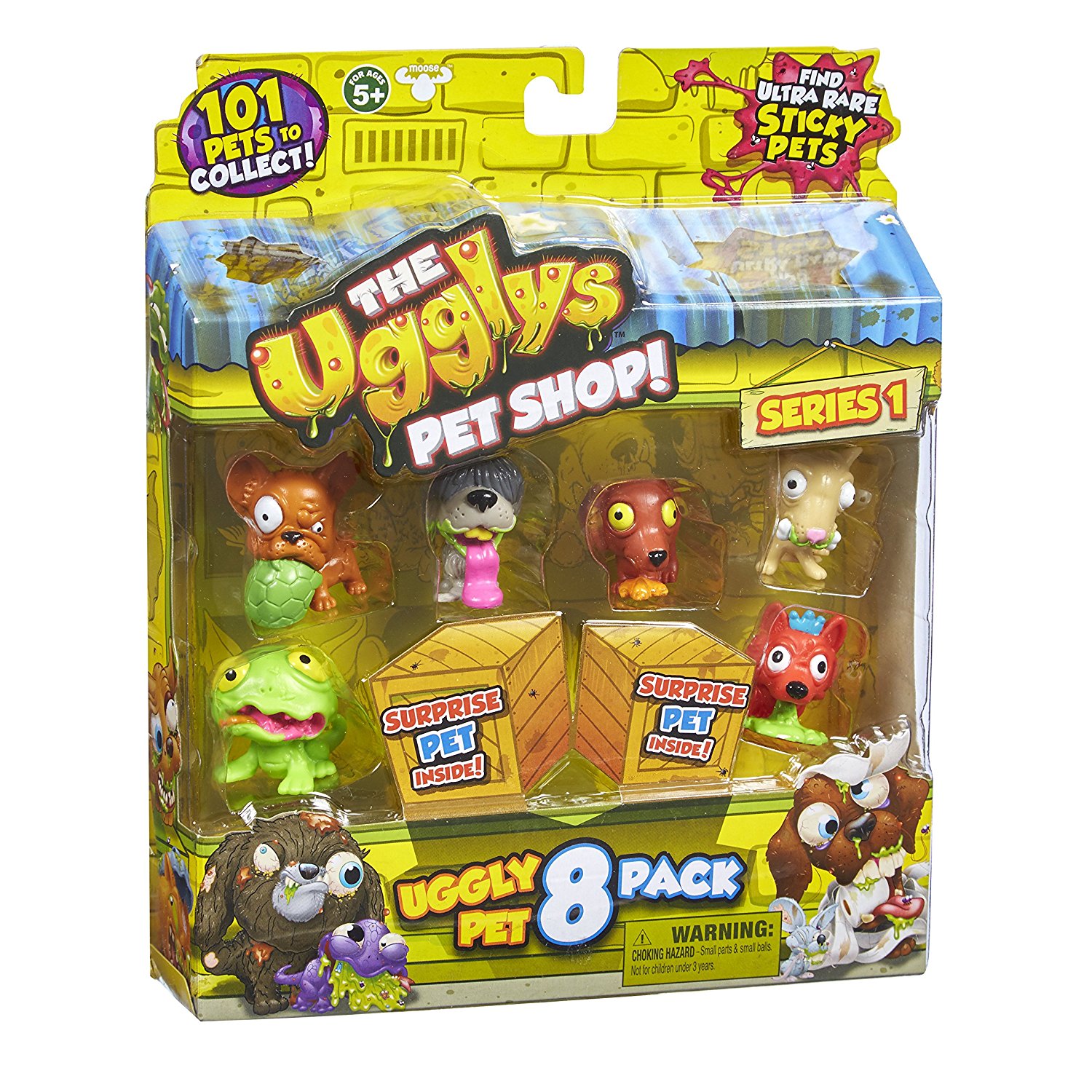 The Ugglys Pet Shop Toy Figure 8-Pack – Just $4.95!