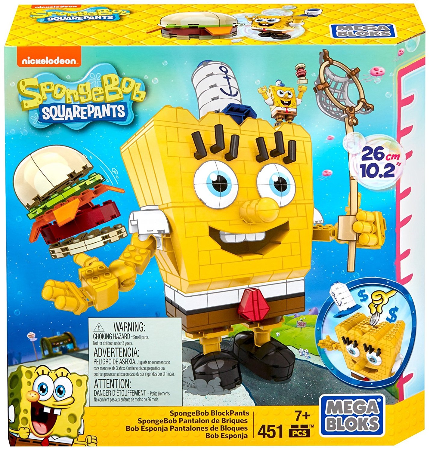 Mega Bloks SpongeBob SquarePants Block Construction Set – Just $10.69!