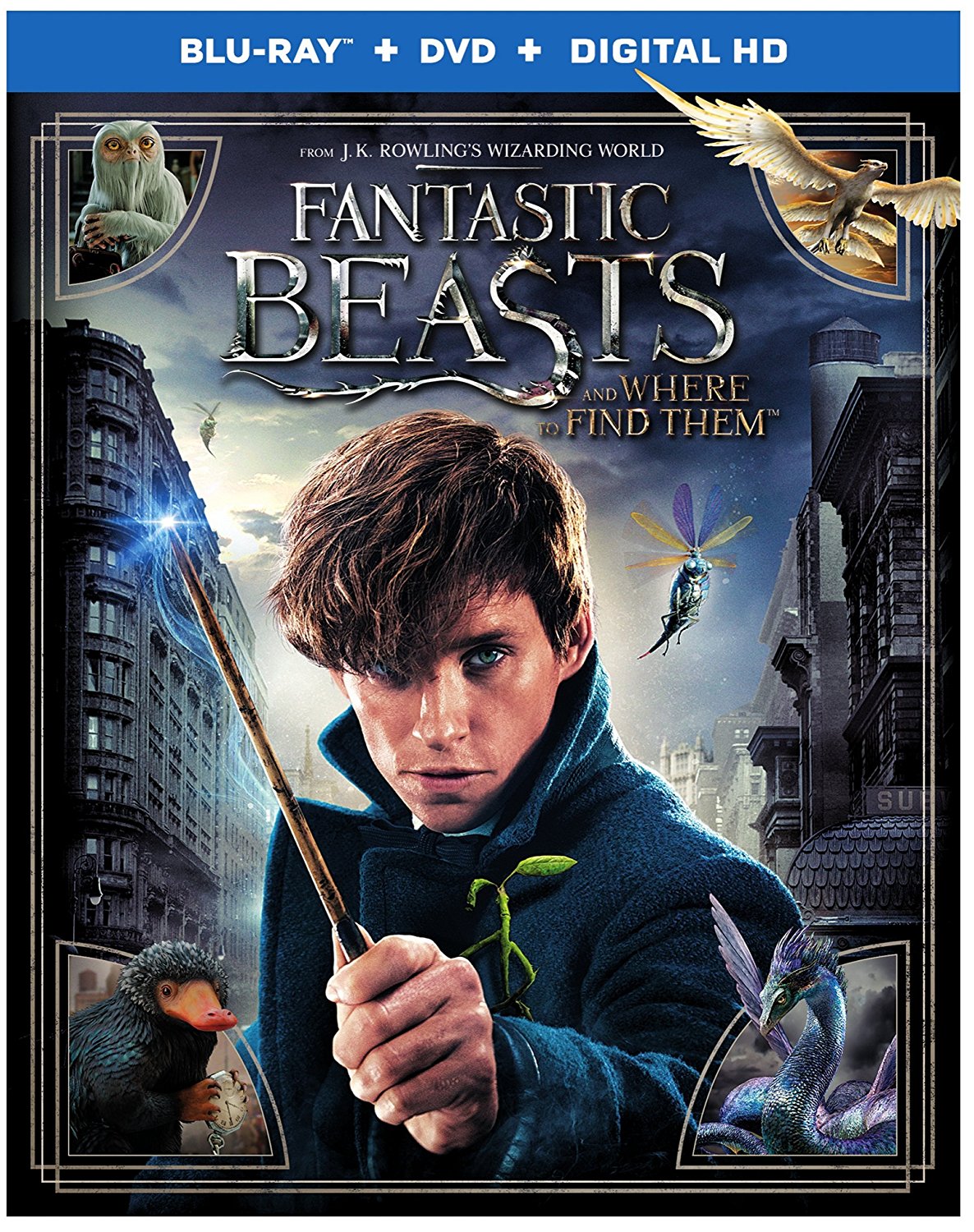 Fantastic Beasts and Where to Find Them – Blu-ray + DVD + Digital HD UltraViolet Combo Pack – Just $12.99 for Prime Members!