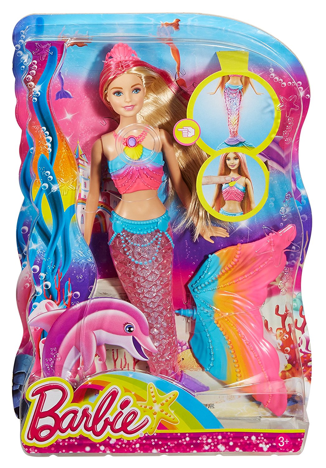 Barbie Rainbow Lights Mermaid Doll – Just $16.46!