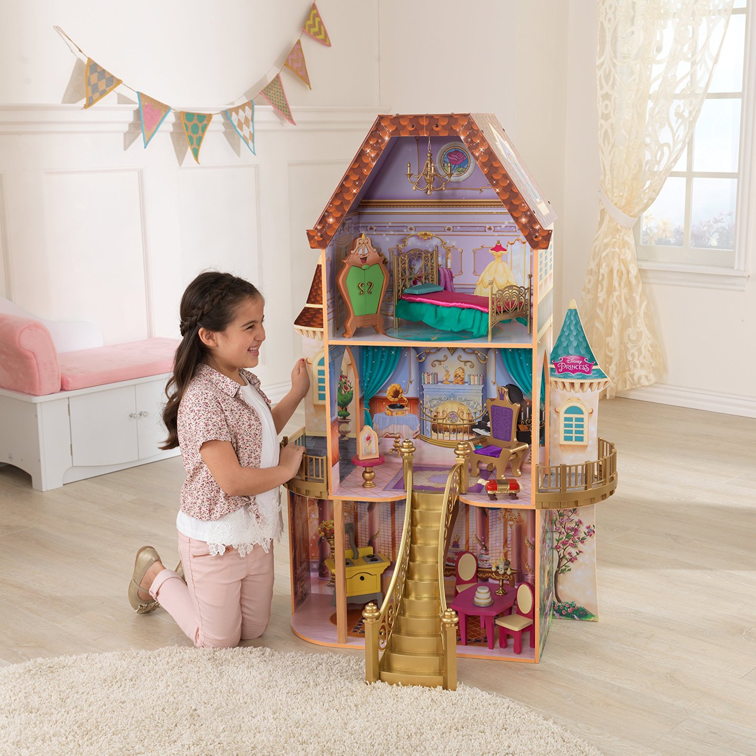 Beauty and the Beast Fan? Check out the KidKraft Belle Enchanted Dollhouse – Just $72.99!