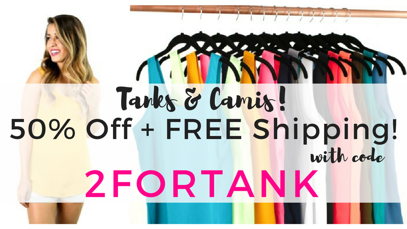 Cents of Style – 2 For Tuesday – 2 Tanks for $20! FREE SHIPPING!