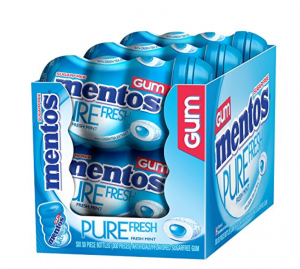 Mentos Gum Pure Fresh Mint 50-Count Bottle 6-pack Just $10.69 Shipped!