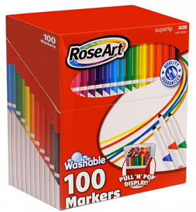 RoseArt SuperTip Washable Markers 100-Count Just $10.30!