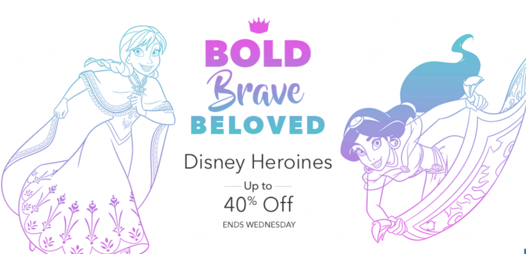 Bold Brave & Beloved! Up To 40% Off Disney Heroines At The Disney Store!