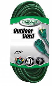 Coleman Cable 40-Foot Vinyl Landscape Outdoor Extension Cord Just $13.48!