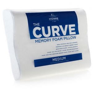 The Curve Memory Foam Contour Pillow Just $19.99! (Reg. $40.00)
