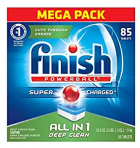 Finish All-In-1 Powerball Dishwashing Detergent 85-Count Just $10.99!
