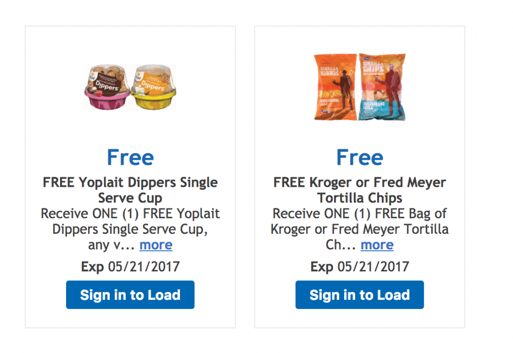 Kroger & Affiliates FREE Friday Download Coupon For A FREE Yoplait Dippers & Bag of Tortilla Chips!