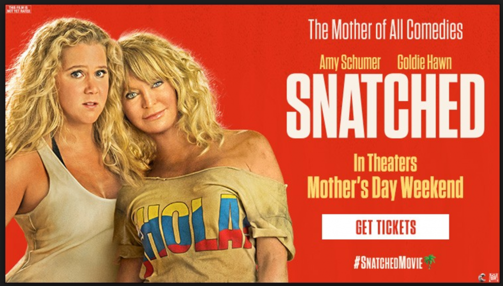 RUN!!! Buy One Get One FREE Movie Tickets To See Snatched!