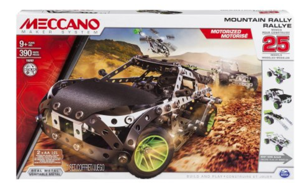 Meccano Mountain Rally 25 Model Set Just $24.92! (Reg. $44.97)