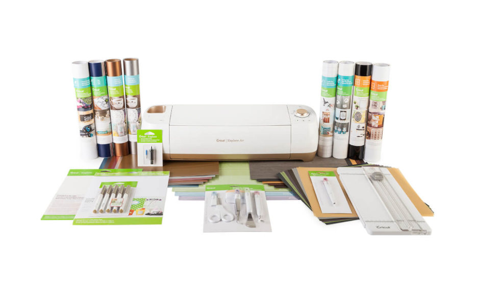 Cricut Explore Air Gold Machine + EVERYTHING Starter Set Just $279.99! (Reg. $545.77)