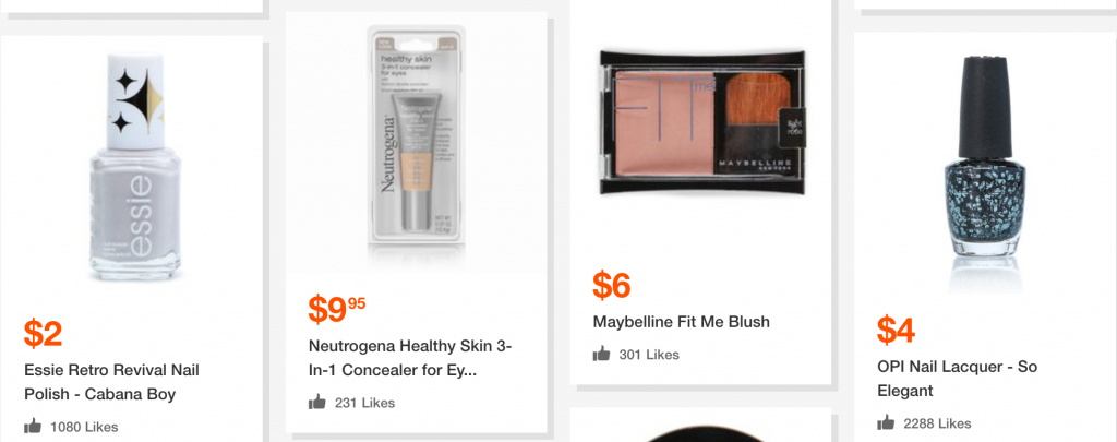 New Beauty Items On Hollar! Prices As Low As $2.00!