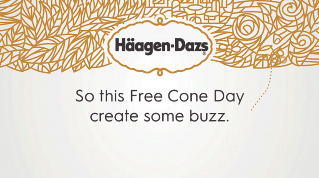 FREE Cone Day At Haagen Daz Today May 9th! FREE Cone Day At Haagen Daz Today May 9th!