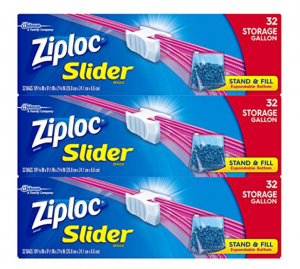 Ziploc Gallon Size Slider Storage Bags 96-Count Just $9.12 Shipped!