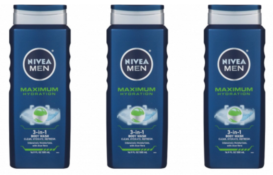 NIVEA Men Maximum Hydration 3 in 1 Body Wash 3-Pack $7.87 Shipped!