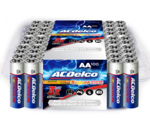 Prime Exclusive: ACDelco Super Alkaline AA Batteries 100-Count Just $11.93!