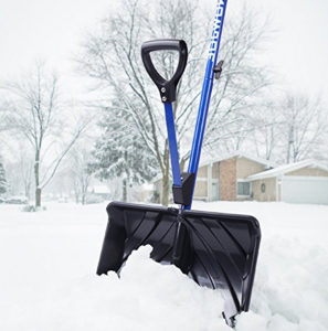Snow Joe Strain-Reducing Snow Shovel w/ Spring Assisted Handle Just $16.15!