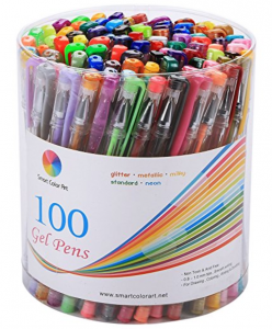 Smart Color Art 100 Colors Gel Pens Just $14.99! (Reg $59.00)