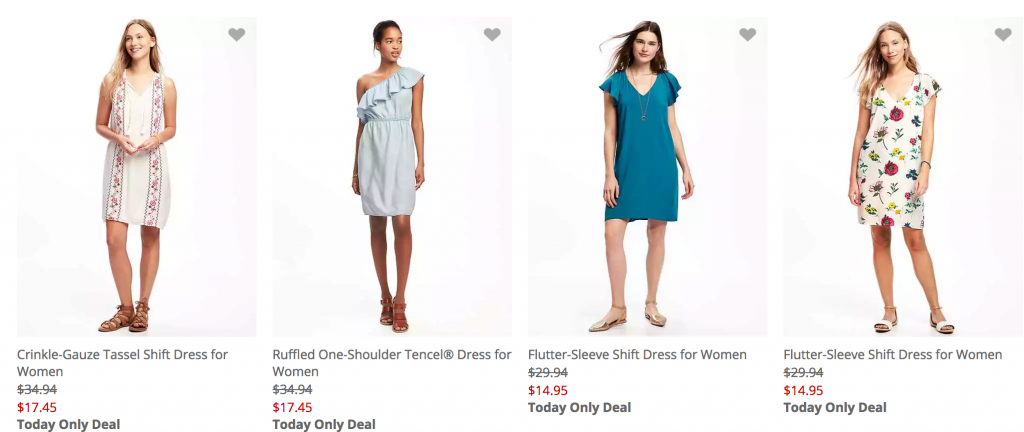 50% Off All Dresses At Old Navy Online & Today Only! Prices As Low As $13.45!