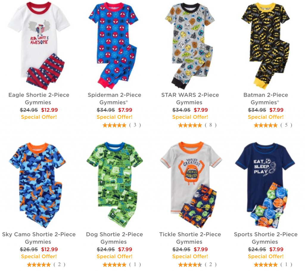 Gymmies As Low As $7.99 At Gymboree! Tee’s & Shorts As Low As $5.99!
