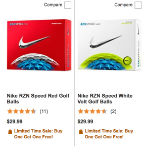 RUN! Nike RZN Speed Golf Balls Buy One Get One FREE At Dicks!