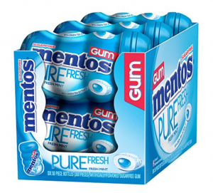 Mentos Gum, Pure Fresh Mint, 50-Count 6-Pack Just $10.64 Shipped!