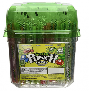 Prime Exclusive: Sour Punch 6″ Wrapped Sour Straw Twists 4.23lb Tub Just $11.98!