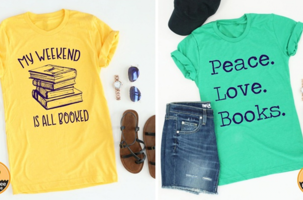 Book Tees Just $13.99! My Weekend Is All Booked!