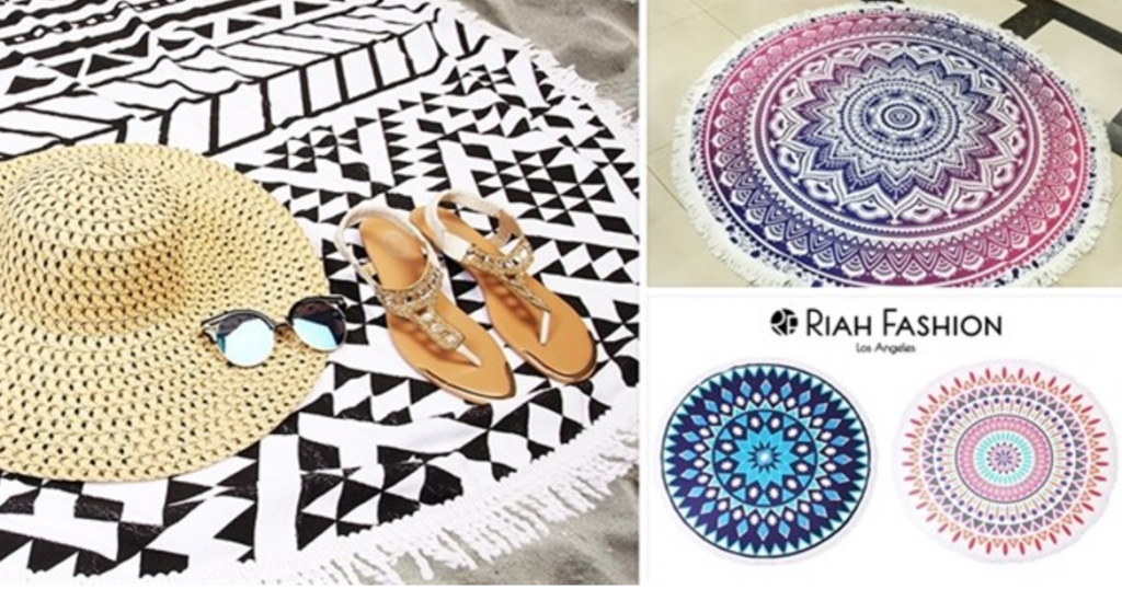 Round Beach Towels Just $17.99! (Reg. $50.00)