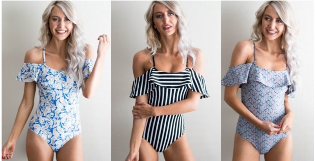 Ruffle Top One Piece Just $27.99! (Reg. $54.99) My Favorite Swimsuit For This Summer!