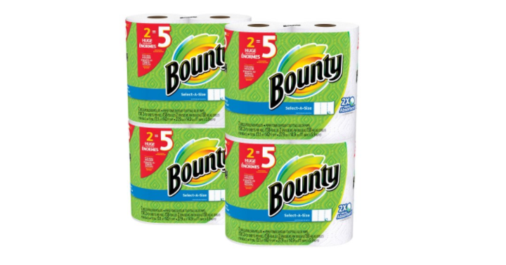 Bounty Select-a-Size Paper Towels, White, Huge Roll (8 Count) Only $14.15 Shipped!