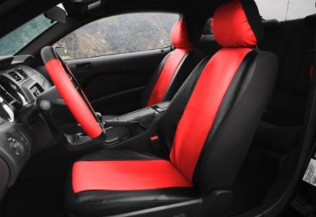 Oxgord Faux Leather Bucket Seat Cover Set Only $12.95!
