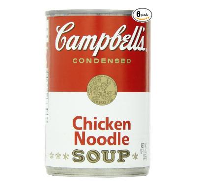 Campbell’s Condensed Soup, Chicken Noodle, 10.75 Ounce (Pack of 6) – Only $4.84!