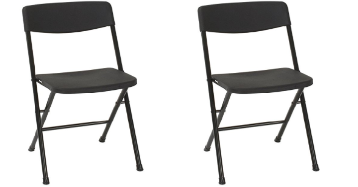 Cosco Resin 4-Pack Folding Chair with Molded Seat and Back Only $37.62! That’s Only $9.40 Each!