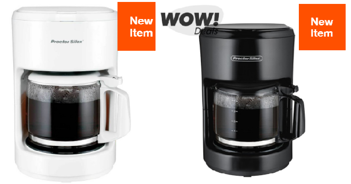 Proctor Silex Coffee Maker Only $9.95! (Compare to $19.99)