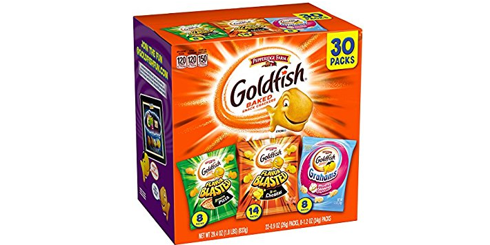 Pepperidge Farm Goldfish Blasted Variety Pack, 30-ct—$7.58 Shipped! Compare to $10 at WalMart!