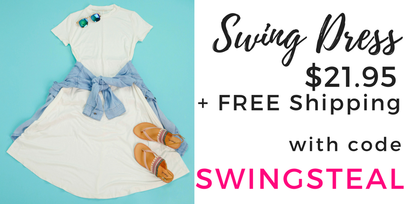 Style Steals at Cents of Style – Short Sleeve Swing Dress for $21.95! FREE SHIPPING!