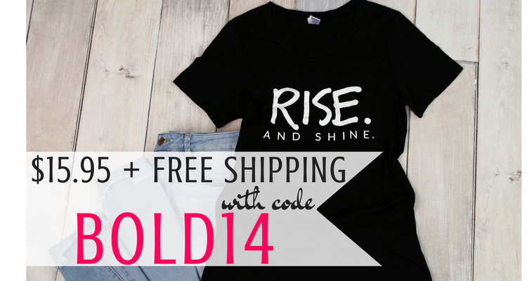 Bold & Full Wednesday – Brand NEW Graphic Tees for $15.95 + FREE SHIPPING!