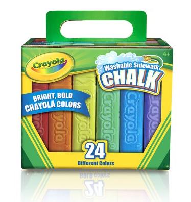 Crayola Sidewalk Chalk, 24-Pack – Only $2.47!