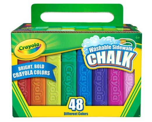Crayola Washable Sidewalk Chalk, 48 Count – Only $4.97!