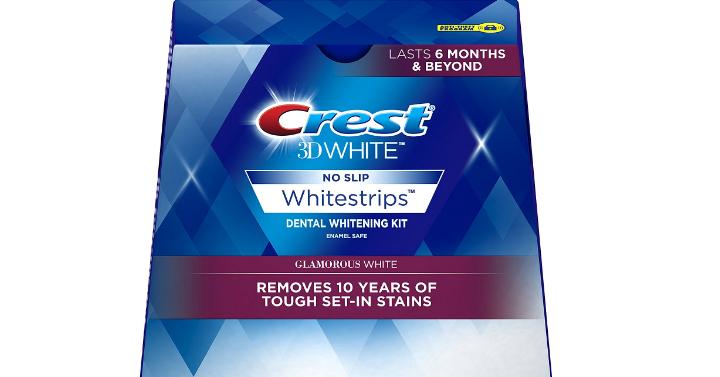 Crest 3D White Luxe Whitestrip Teeth Whitening Kit, Glamorous White, 14 Treatments – Only $16.79!