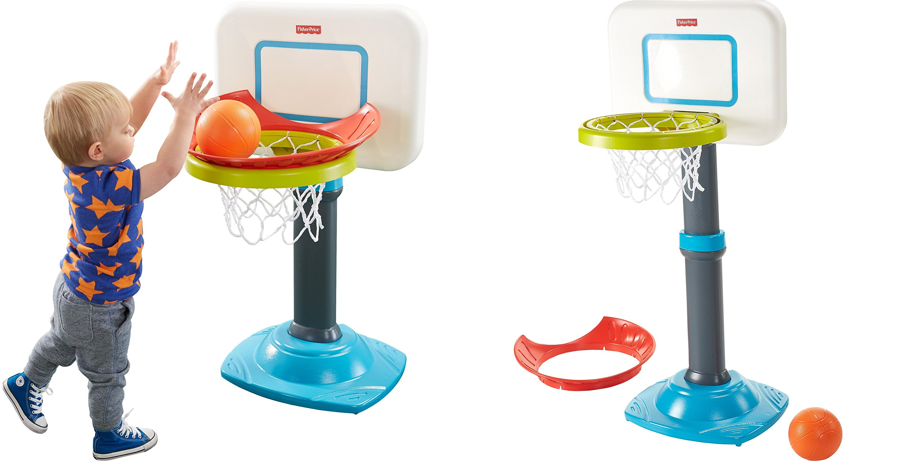 Fisher-Price Grow-to-Pro Junior Basketball Hoop Only $23.71!