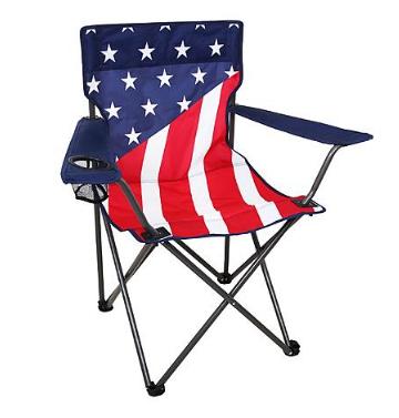 Northwest Territory US Folding Flag Chair – Only $8.99!